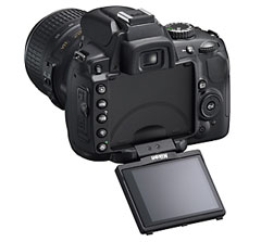 nikon d5000 flip lcd