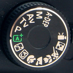 Canon DSLR Mode Dial